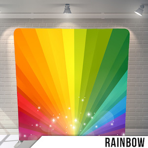 rainbow backdrop
