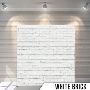 white brick backdrop