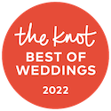 The Knot Best of weddings badge 2022